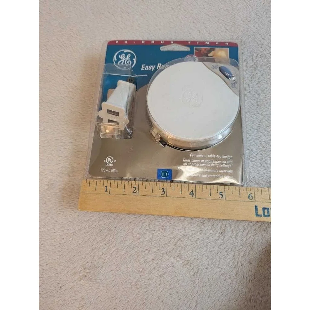 GE Easy Reach 24 Hour‎ Plug-In Timer Model GE5116N For Lamps Appliances